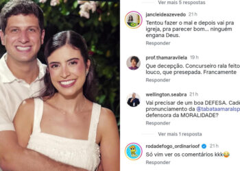 Prefeito João Campos (PSB) e esposa Tabata Amaral (PSB-SP)