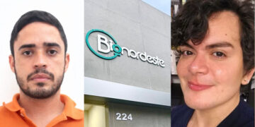 Túlio André Coelho Silva (esq.), agressor de Anderson Juliano de Lima