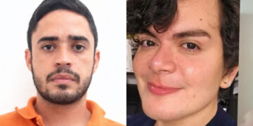 Túlio André Coelho Silva (esq.), agressor de Anderson Juliano de Lima