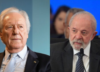 Ricardo Lewandowski e o presidente Lula (PT) (esq. p/ dir.)