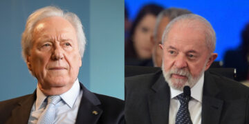 Ricardo Lewandowski e o presidente Lula (PT) (esq. p/ dir.)
