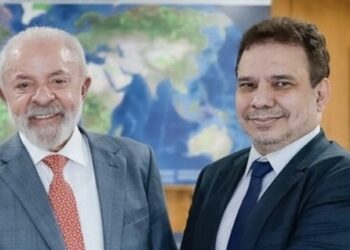 Presidente Lula (PT) e Wellington César (esq. p/ dir.)