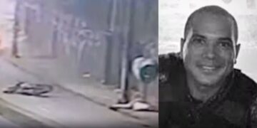 O PM Jefferson Gomes vítima do acidente