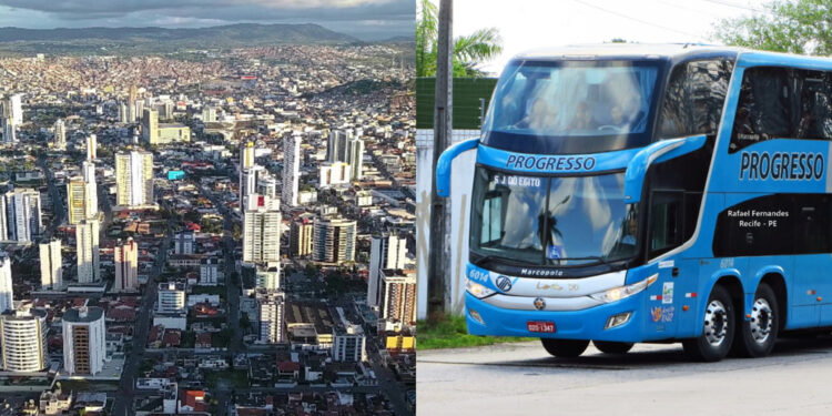 Os ônibus da Progresso começam a rodar direto para Caruaru a partir de amanhã