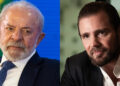 Presidente Lula (PT) e Daniel Vorcaro (esq. p/ dir.)