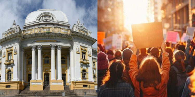 Protestos pedem reversão da anulação do concurso (26/01)