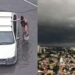 O temporal aconteceu na Zona Leste de São Paulo