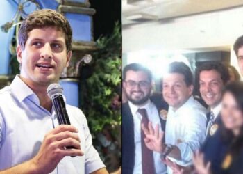 João Campos, Guilherme Rocha, Geraldo Julio, Carlos Neves e Pedro Pontes (Esq. p/ Dir.)