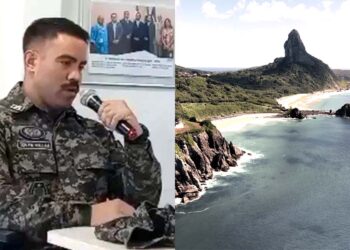 O tenente William Morim Monteiro é acusado pela mulher de agressão a socos