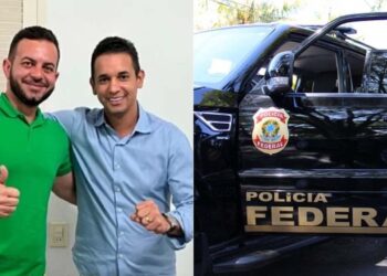 O prefeito de Mossoró, Alysson Bezerra, e Oseas Monthalggan