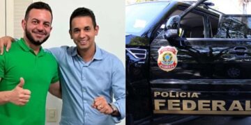 O prefeito de Mossoró, Alysson Bezerra, e Oseas Monthalggan