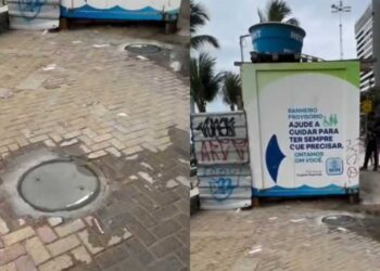 Delegado Victor Leite denuncia esgoto a céu aberto