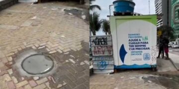 Delegado Victor Leite denuncia esgoto a céu aberto