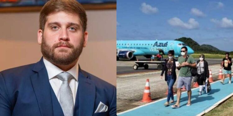 O administrador de Noronha, Virgílio Almeida Ignácio Oliveira