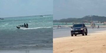 Descaso e imprudência marcam a praia de Maragogi em plena alta temporada