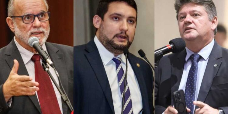 Waldemar Borges, Romero Albuquerque e Sileno Guedes