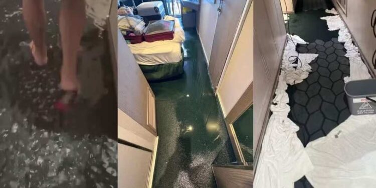 Família pernambucana enfrenta vazamento e momentos de terror em Cruzeiro