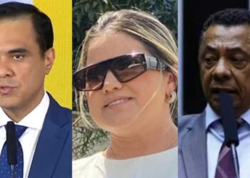 Gustavo Feliciano (União), Soraya Rouse e Damião Feliciano (União)