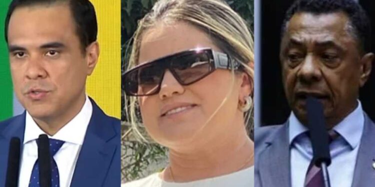 Gustavo Feliciano (União), Soraya Rouse e Damião Feliciano (União)