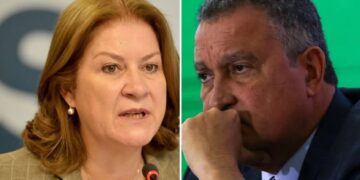 Miriam Belchior e o ministro Rui Costa (PT)