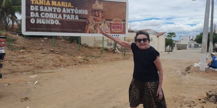 A atriz Tânia Maria