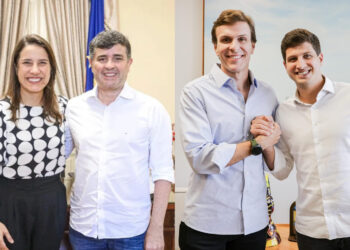 Raquel Lyra (PSD), Eduardo da Fonte (PP), João Campos (PSB) e Miguel Coelho