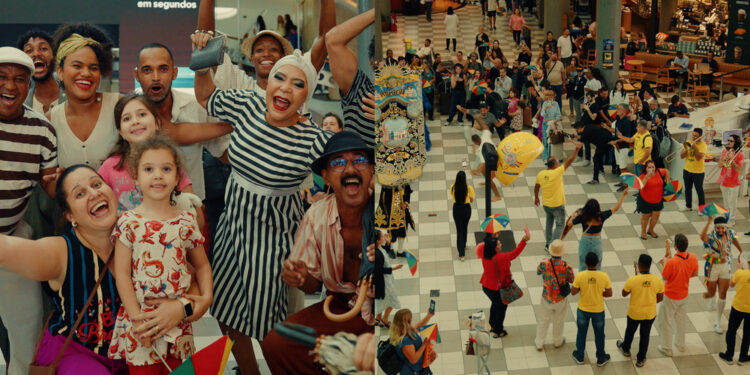 Flashmob de frevo leva Carnaval de Pernambuco a terminal paulista