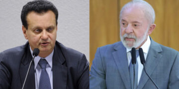 Presidente do PSD, Gilberto Kassab e Presidente Lula (PT) (esq. p/ dir.)