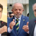 João Campos (PSB), Lula (PT) e Geraldo Ackmin (PSB) (esq. p/ dir.)