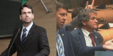 Chico Kiko denuncia Eduardo Moura por gesto na Câmara do Recife