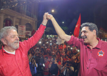 Deputado João Paulo (PT) e o presidente Lula (PT) (esq. p/ dir.)