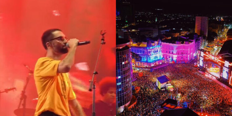 Cantor Silva, uma das atrações do palco do Marco Zero