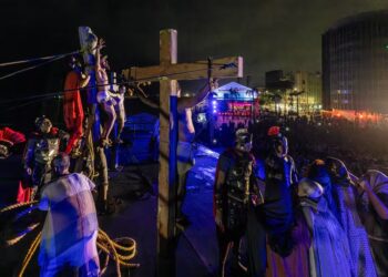 Paixão de Cristo do Recife em imagem de arquivo