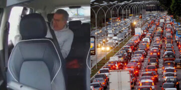 A vítima conseguiu segurar o aparelho e o ladrão fugiu do local