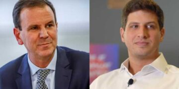 Eduardo Paes (PSD) e João Campos (PSB)