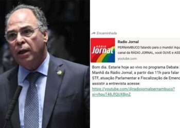 O ex-senador Fernando Bezerra Coelho (MDB) divulgou debate nas redes