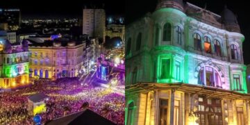 O camarote conta com open bar premium, atrações musicais internas