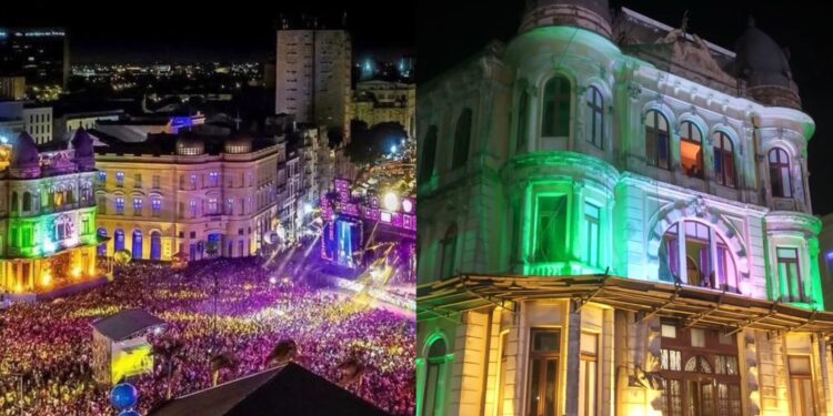 O camarote conta com open bar premium, atrações musicais internas