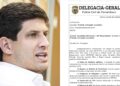 O prefeito Joao Campos (PSB) e o documento da PCPE.