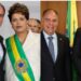 Fernando Coelho na posse de Dilma(PT), e com o ex-presidente Jair Bolsonaro (PL)