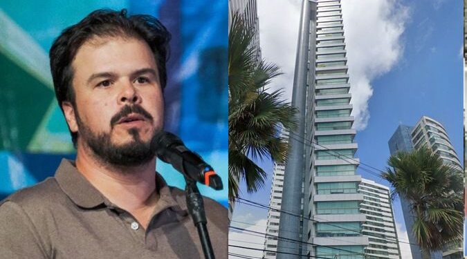 Fernando Filho é um dos moradores iustres do edifício de luxo