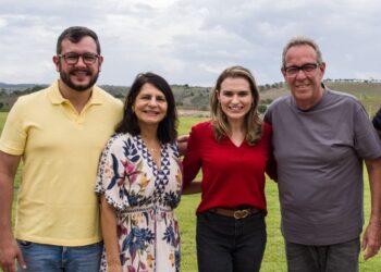 Gabriel Porto, Sandra Paes, Marília Arraes e Álvaro Porto (esq. p/ dir.)