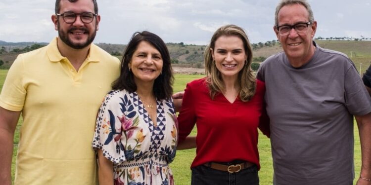 Gabriel Porto, Sandra Paes, Marília Arraes e Álvaro Porto (esq. p/ dir.)