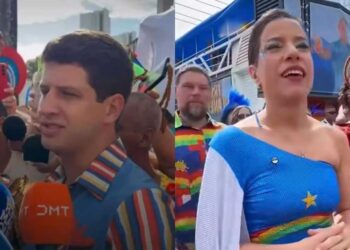 João Campos e Raquel Lyra marcam presença no camarote do Galo