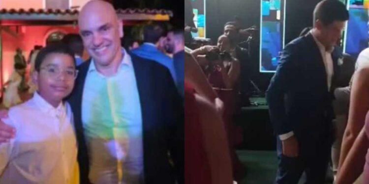Coroinha rouba a C
cena no casamento de João Campos e Tabata Amaral