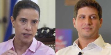 Raquel Lyra (PSD) e João Campos (PSB) na disputa pelo Governo de PE