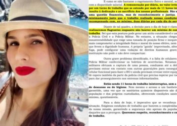 Delegada Sara Lodi denuncia precariedade em evento estadual