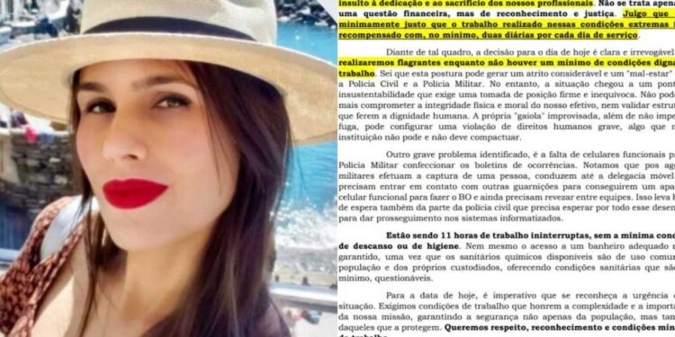 Delegada Sara Lodi denuncia precariedade em evento estadual