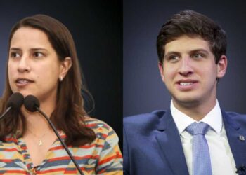 A governadora Raquel Lyra (PSD) e o prefeito do Recife, João Campos (PSB)