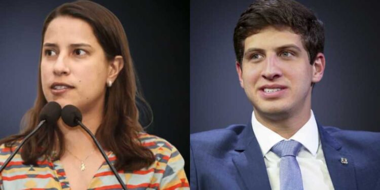 A governadora Raquel Lyra (PSD) e o prefeito do Recife, João Campos (PSB)